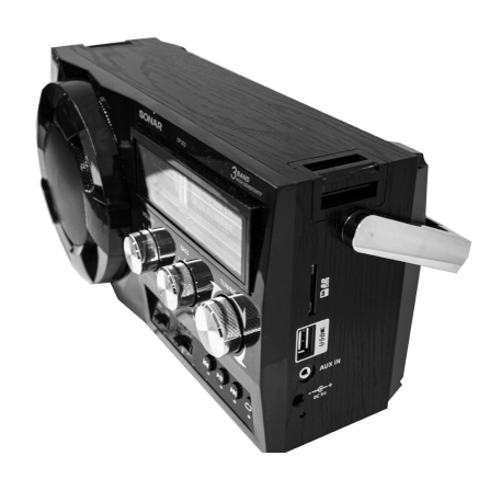 วิทยุทรานซิสเตอร์บลูทูธ FM/AM  SONAR รุ่น SP-202 สีดำ_9
